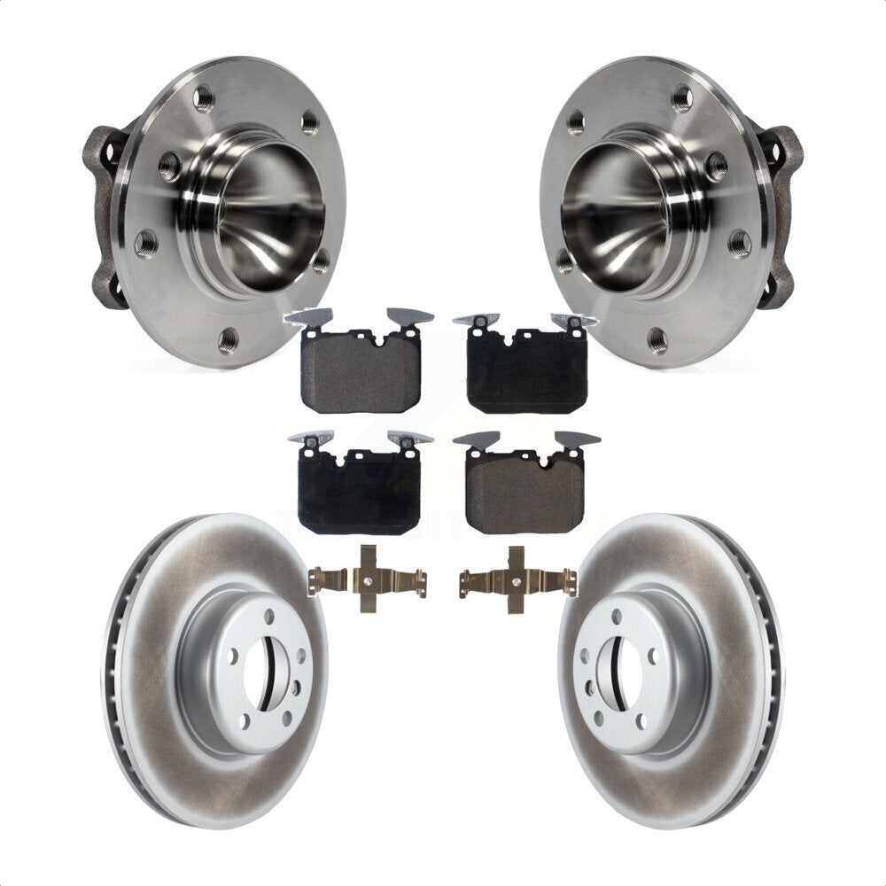 Kit de rotor et de plaquettes de frein revêtus de roulement de moyeu avant, pour berline BMW 328i 2013 avec 3.0