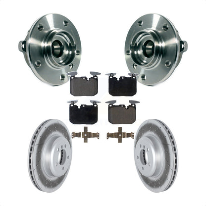 Kit de plaquettes de Rotor de frein enduit de roulement de moyeu avant, pour BMW 335i xDrive 435i Gran Coup