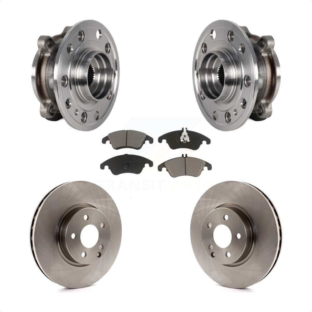 Ensemble de roulement de moyeu avant, Rotor de frein et Kit de plaquettes pour Mercedes-Benz E400 AW 2017