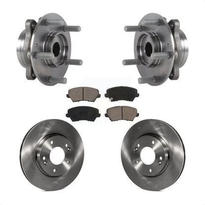 Ensemble de roulement de moyeu avant, Rotor de frein et Kit de plaquettes pour Hyundai Veloster Elantra G