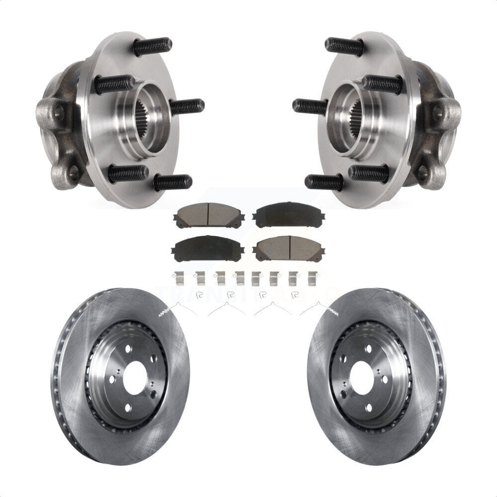 Ensemble de roulement de moyeu avant, Rotor de frein et Kit de plaquettes pour Lexus NX300 NX200t NX300