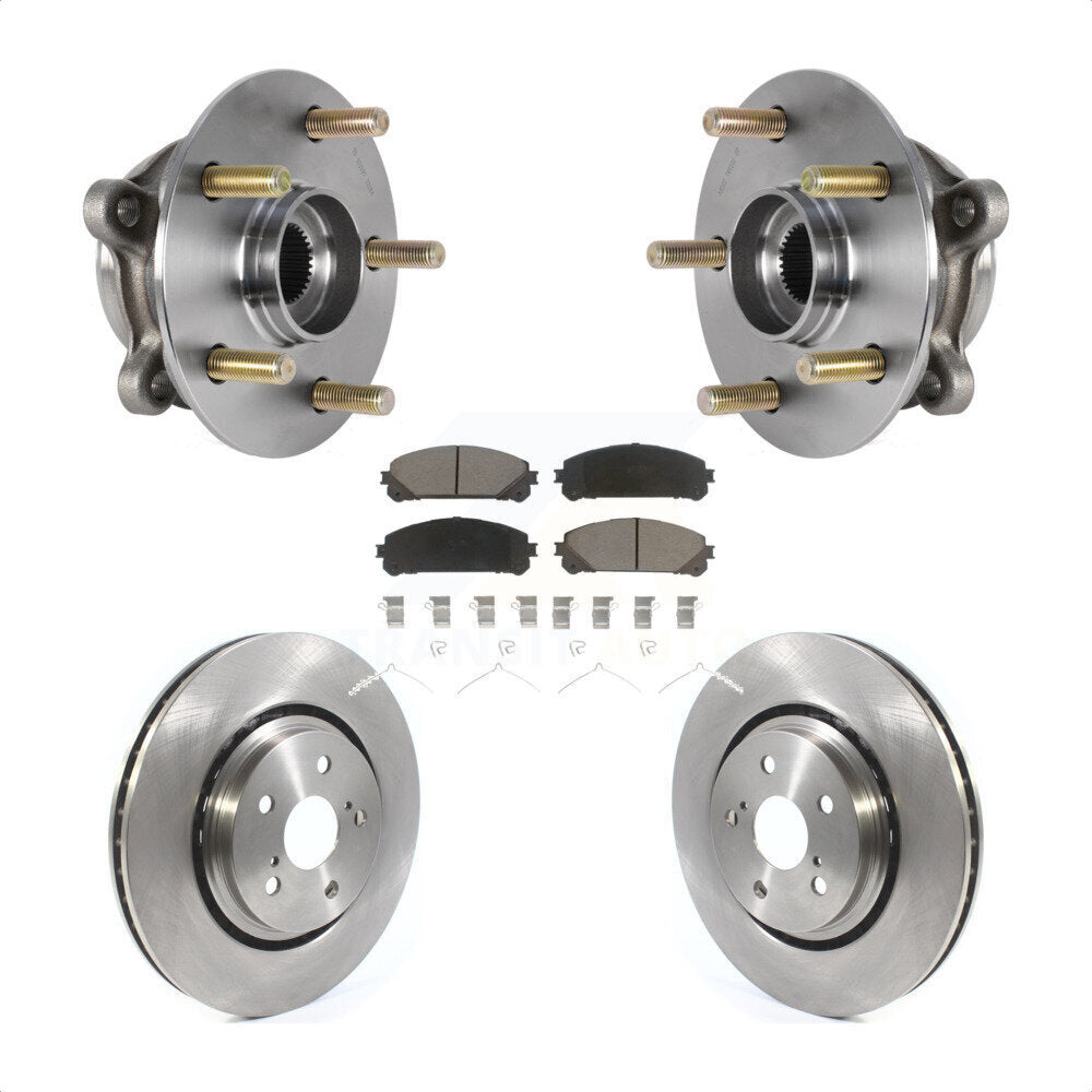 Kit de plaquettes de Rotor de frein à disque, roulement de moyeu avant, pour Lexus RX350 RX450h RX350L RX450h
