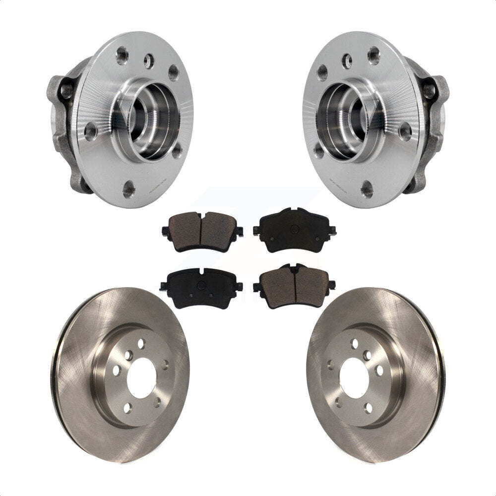 Ensemble de roulement de moyeu avant, Rotor de frein à disque et Kit de plaquettes pour Mini Cooper Clubma