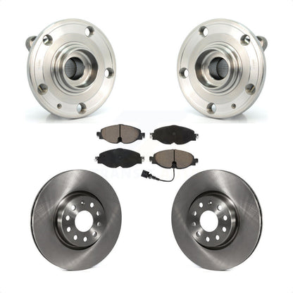 Ensemble de roulements de moyeu avant, Rotors et plaquettes de frein à disque, Kit pour Volkswagen Passat