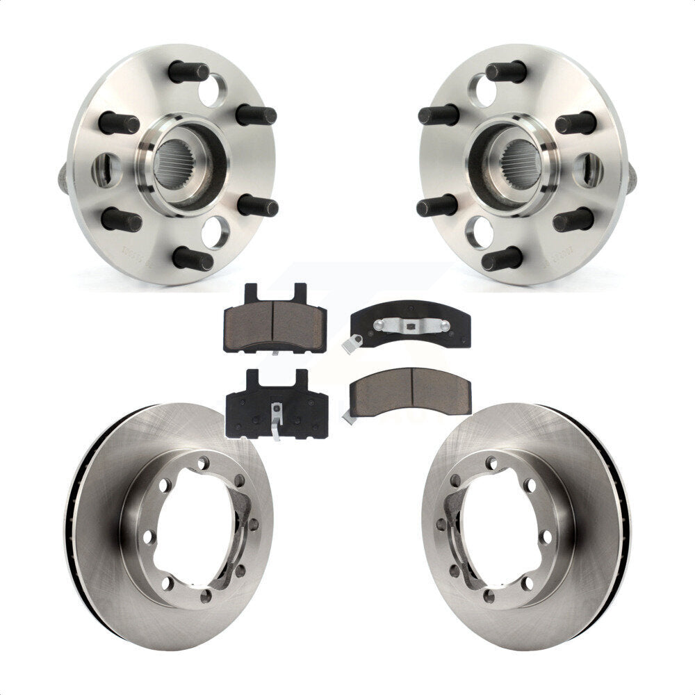 Kit de plaquettes de Rotor de frein, roulement de moyeu avant, pour moteur DIESEL de banlieue Chevrolet K1500