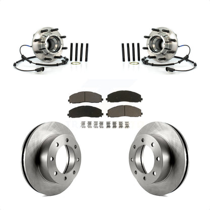 Kit de Rotor et plaquettes de frein à disque, roulement de moyeu avant, pour Ford F-250 Super Duty 4W 2013