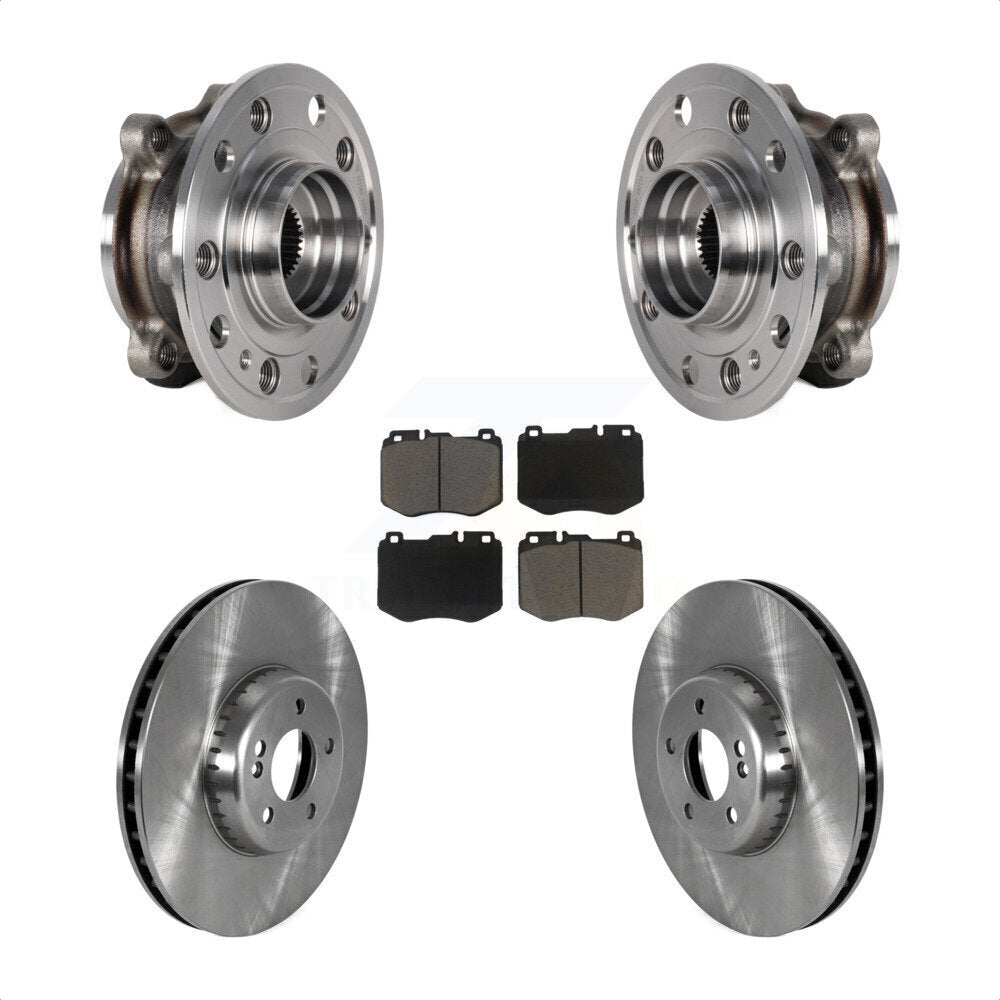 Kit de plaquettes de Rotor de frein à disque, ensemble de roulements de moyeu avant, pour Mercedes-Benz C300 C40