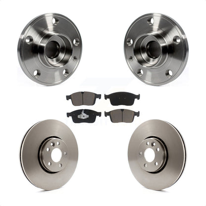 Kit de rotors de frein à disque et de plaquettes en céramique, ensemble de roulements de moyeu avant pour Volvo XC6