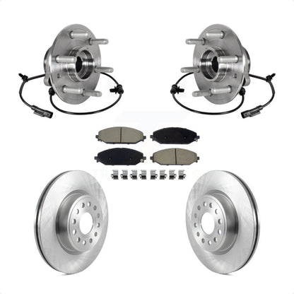 Kit de Rotor et plaquettes de frein, roulement de moyeu avant, pour Ram 1500 sans roue d'usine de 22 pouces