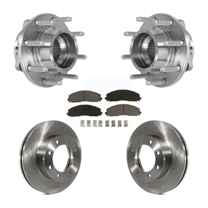 Kit de Rotor et de plaquettes de frein à disque, roulement de moyeu avant, pour Ford F-350 Super Duty F-250 4W