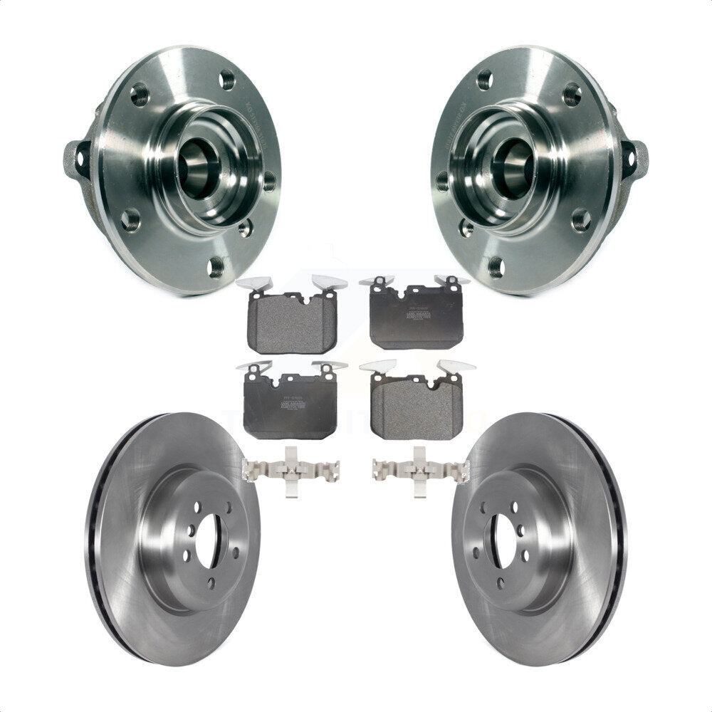 Kit de Rotor et de plaquettes de frein, roulement de moyeu avant, pour BMW 335i xDrive 435i Gran Coupe 340