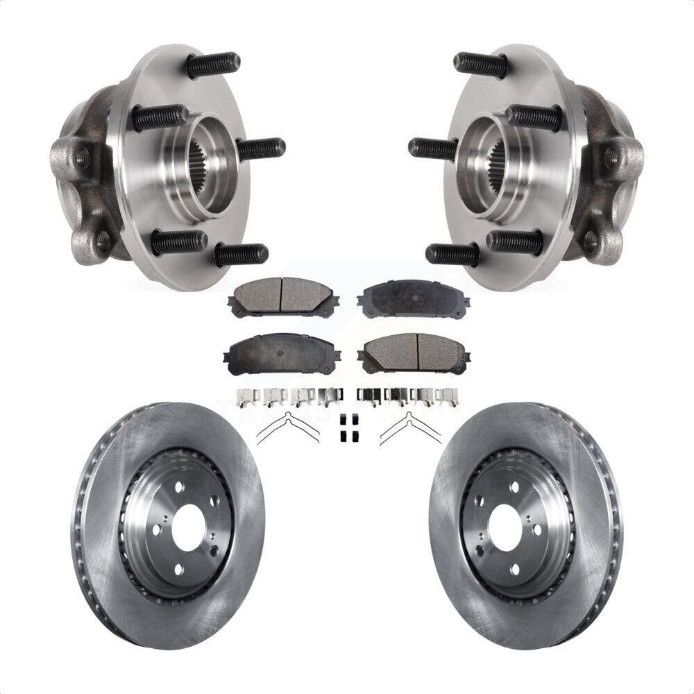 Ensemble de roulement de moyeu avant, Rotor de frein et Kit de plaquettes pour Lexus NX300 NX200t NX300