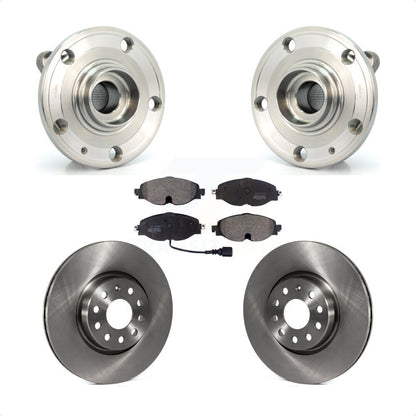 Ensemble de roulements de moyeu avant, Rotors et plaquettes de frein à disque, Kit pour Volkswagen Passat