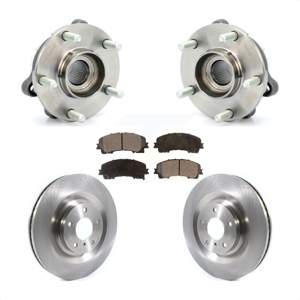 Kit de plaquettes de rotor de frein à disque, ensemble de roulements de moyeu avant pour INFINITI QX5 2019 – 2021