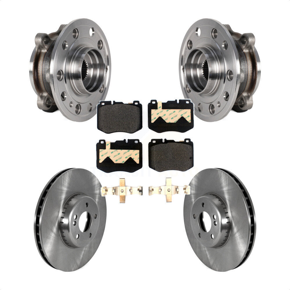 Kit de plaquettes de Rotor de frein à disque, ensemble de roulements de moyeu avant, pour Mercedes-Benz C300 C40
