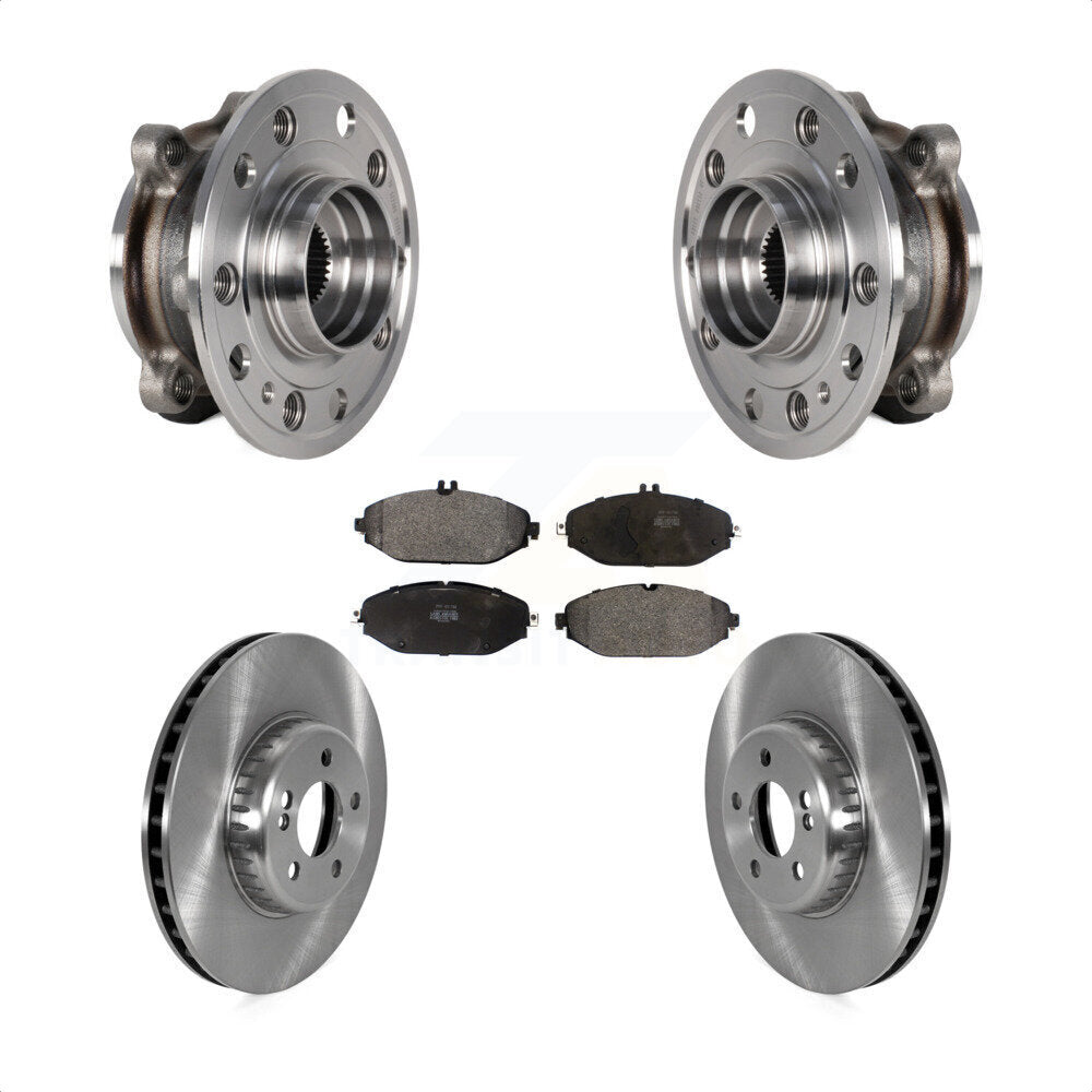 Kit de plaquettes de Rotor de frein à disque, roulement de moyeu avant, pour Mercedes-Benz C300 AW 2015 – 2020