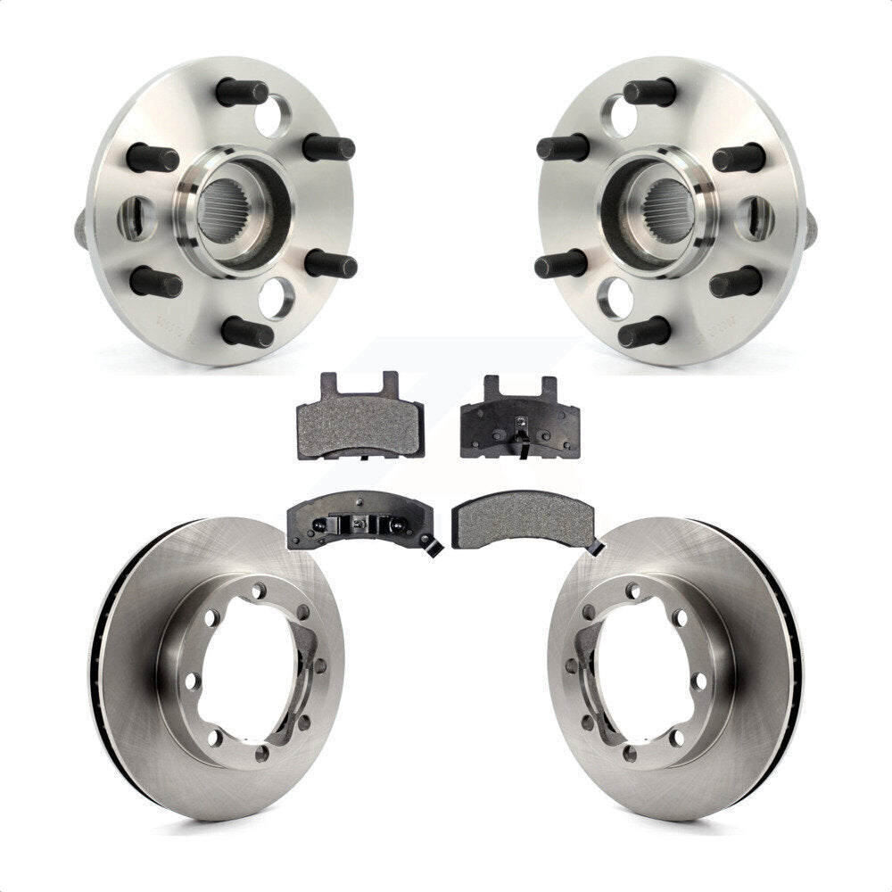 Kit de plaquettes de Rotor de frein, roulement de moyeu avant, pour moteur DIESEL de banlieue Chevrolet K1500