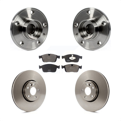 Kit de rotors et plaquettes de frein à disque d'assemblage de roulement de moyeu avant pour Volvo XC60
