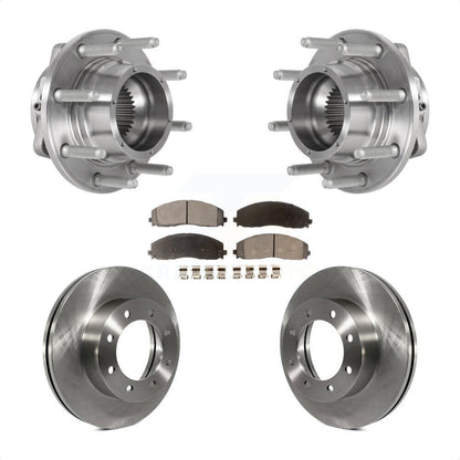 Kit de Rotor et de plaquettes de frein à disque, roulement de moyeu avant, pour Ford F-350 Super Duty F-250 4W