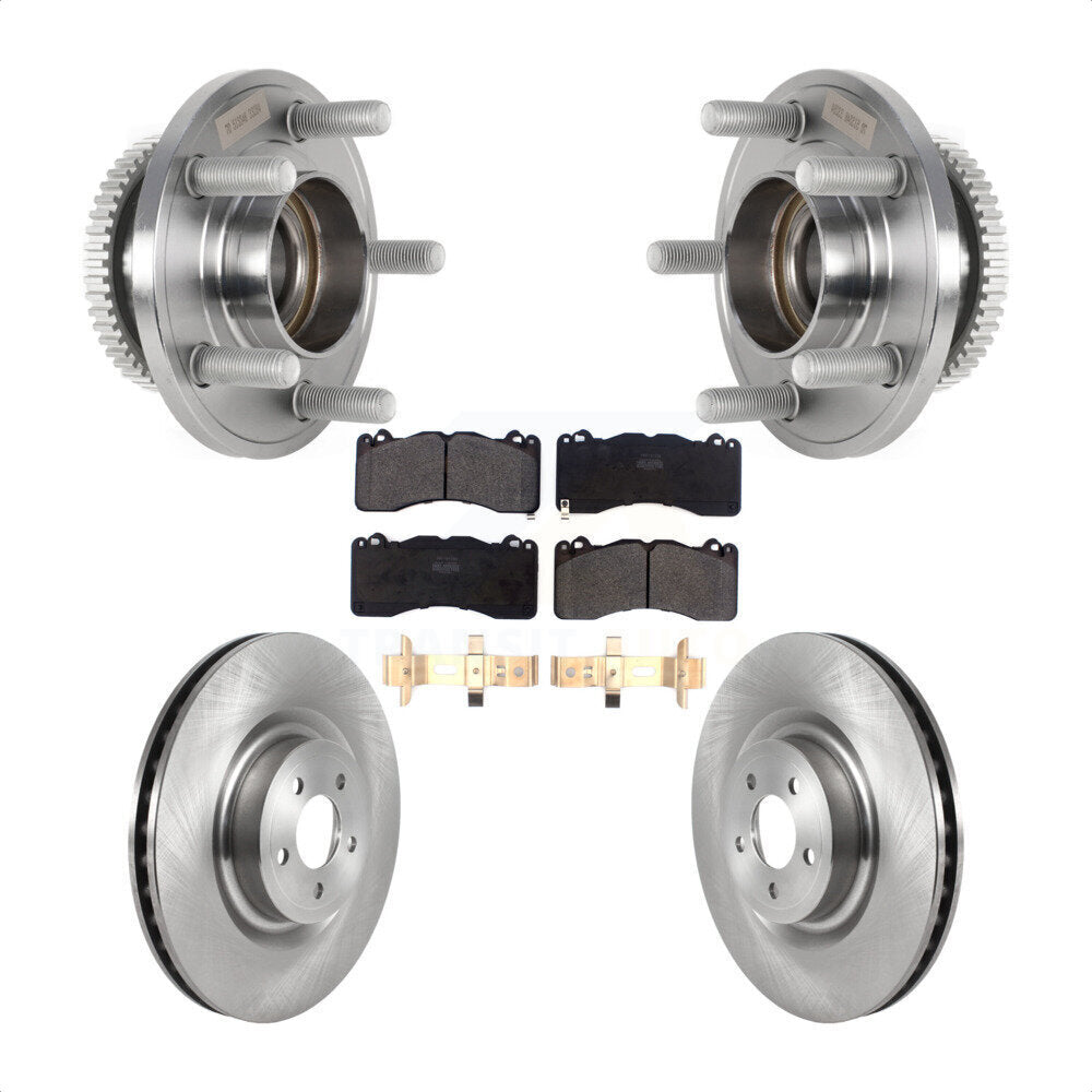 Kit de rotor et de plaquettes de frein à disque, roulement de moyeu avant, pour Ford Mustang avec frein Brembo