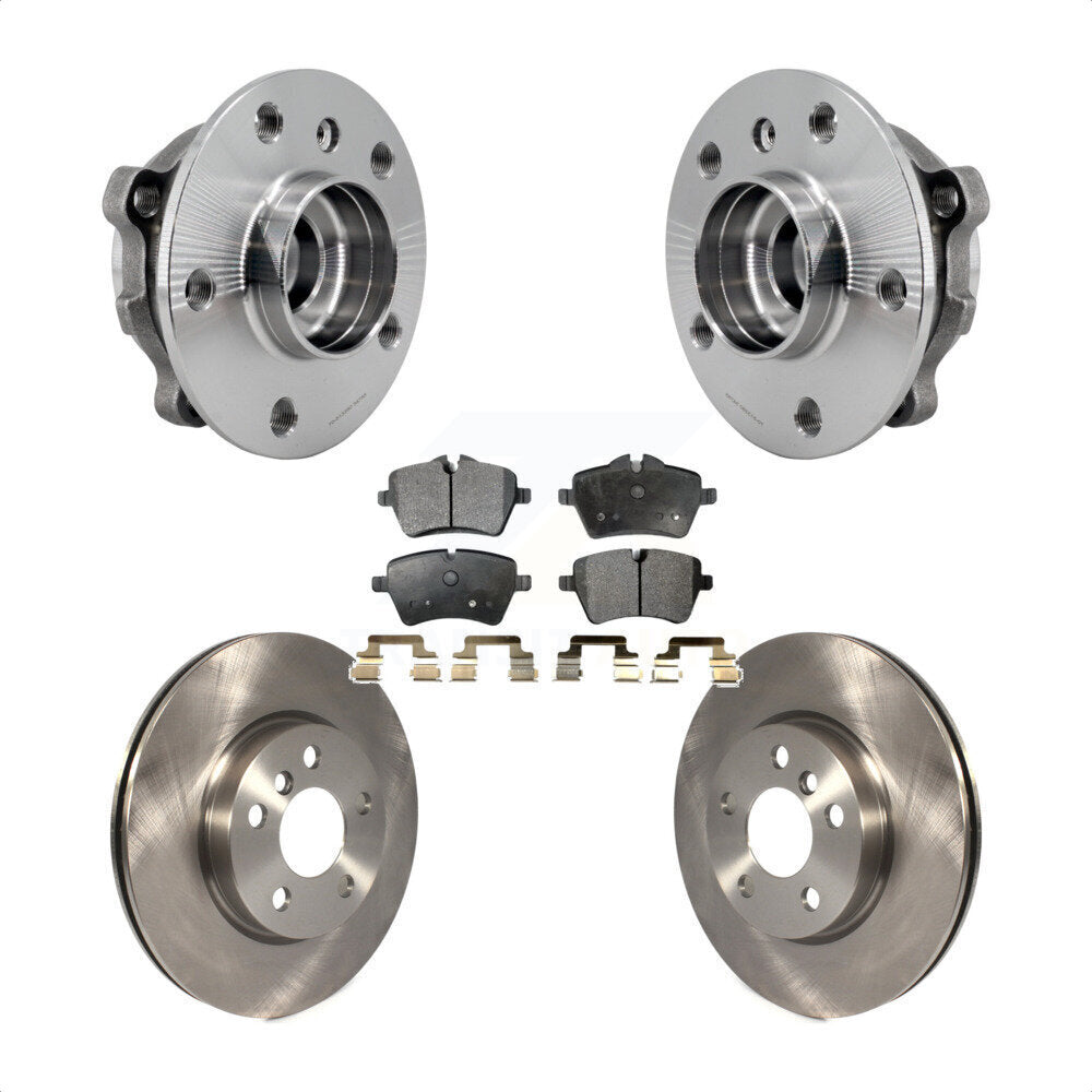 Kit de rotors et plaquettes de frein à disque, ensemble de roulements de moyeu avant pour Mini Cooper