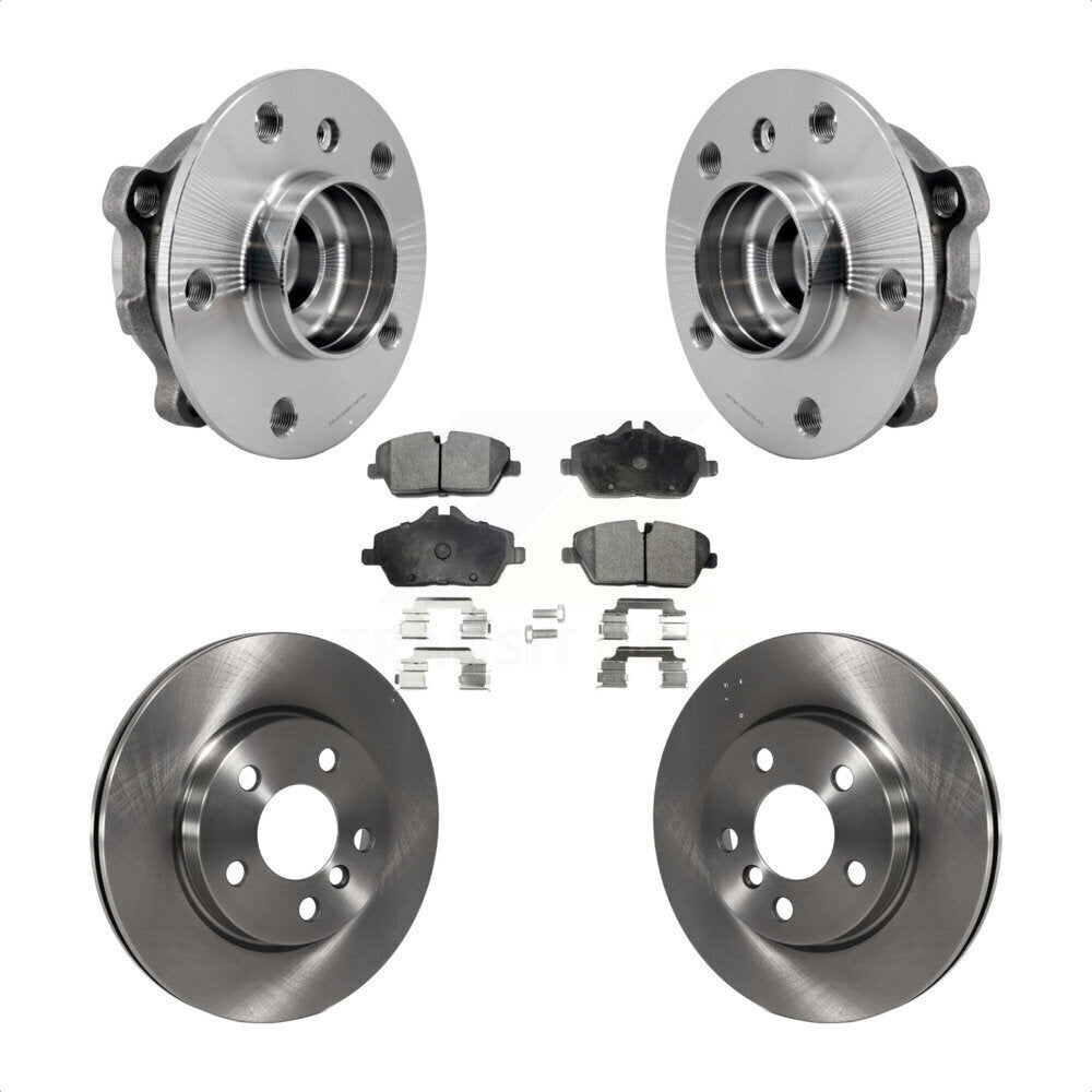 Kit de rotors et plaquettes de frein à disque, ensemble de roulements de moyeu avant pour Mini Cooper