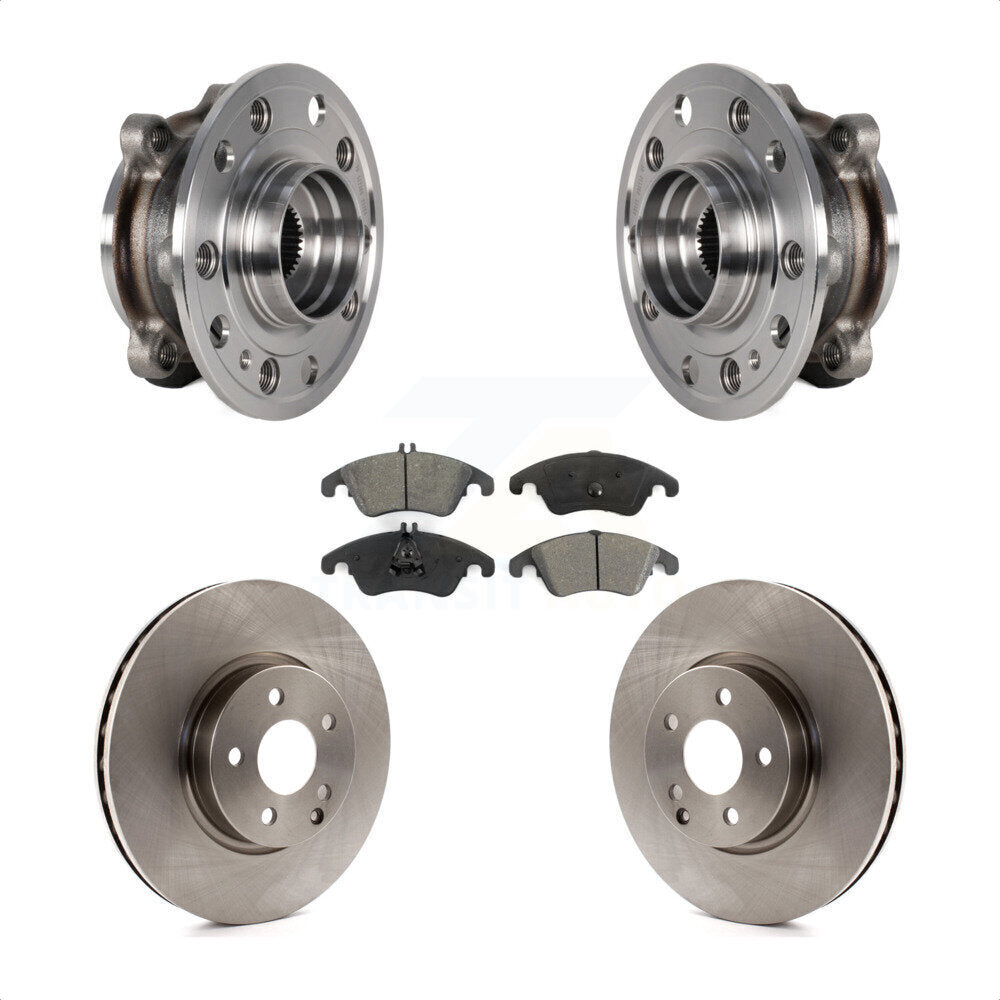 Ensemble de roulement de moyeu avant, Rotor de frein et Kit de plaquettes pour Mercedes-Benz E400 AW 2017