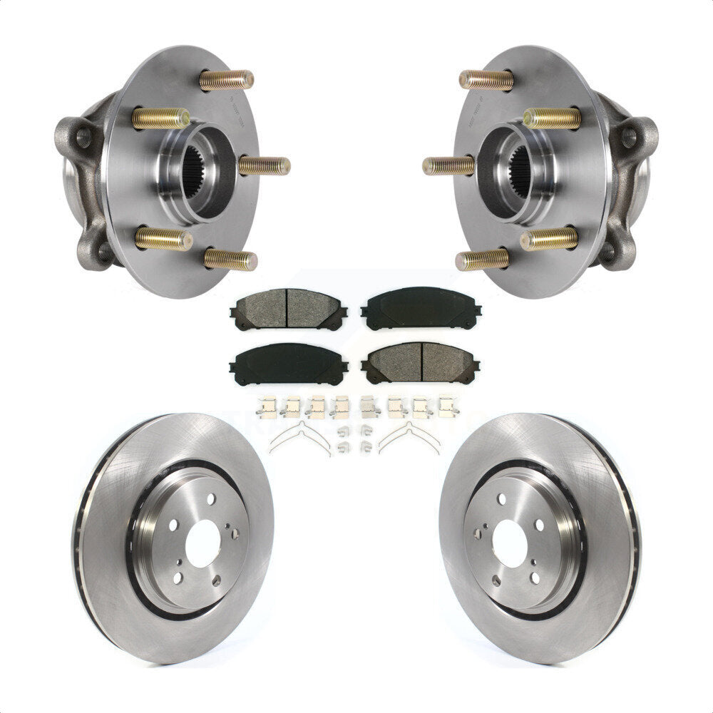 Kit de plaquettes de Rotor de frein à disque, roulement de moyeu avant, pour Lexus RX350 RX450h RX350L RX450h