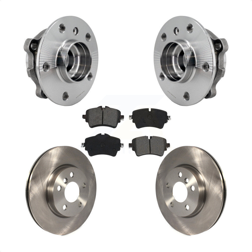 Ensemble de roulement de moyeu avant, Rotor de frein à disque et Kit de plaquettes pour Mini Cooper Clubma