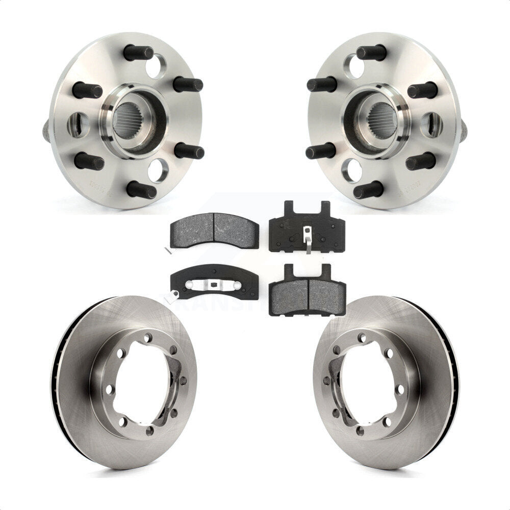 Kit de plaquettes de Rotor de frein, roulement de moyeu avant, pour moteur DIESEL de banlieue Chevrolet K1500