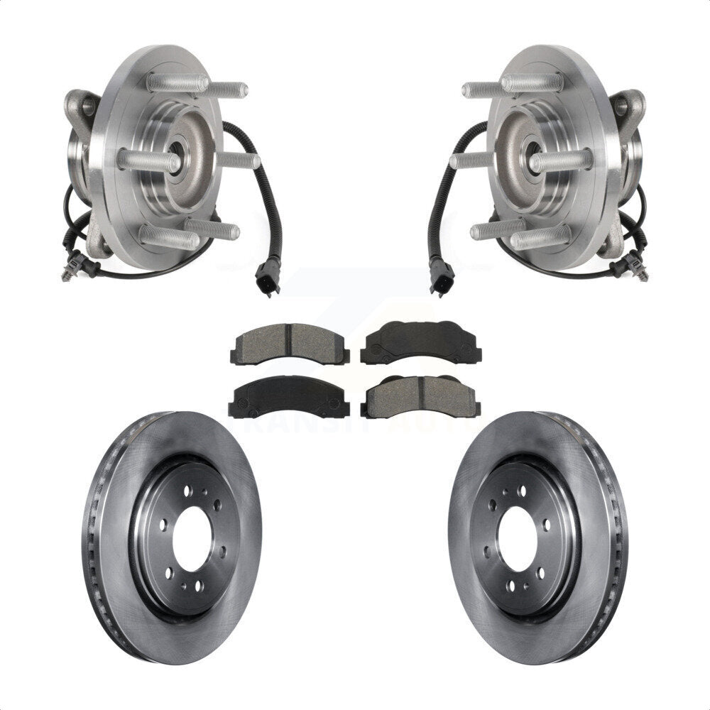 Kit de plaquettes de Rotor de frein, roulement de moyeu avant, pour Ford Expedition Lincoln Navigator 4W