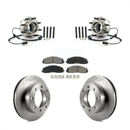 Kit de Rotor et plaquettes de frein à disque, roulement de moyeu avant, pour Ford F-250 Super Duty 4W 2013