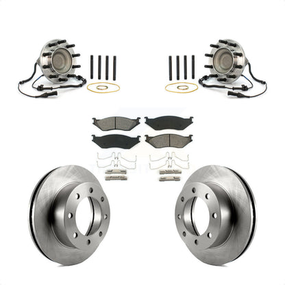 Kit de plaquettes de Rotor de frein, roulement de moyeu avant, pour Ford F-450 Super Duty 4 X 2005 – 2009