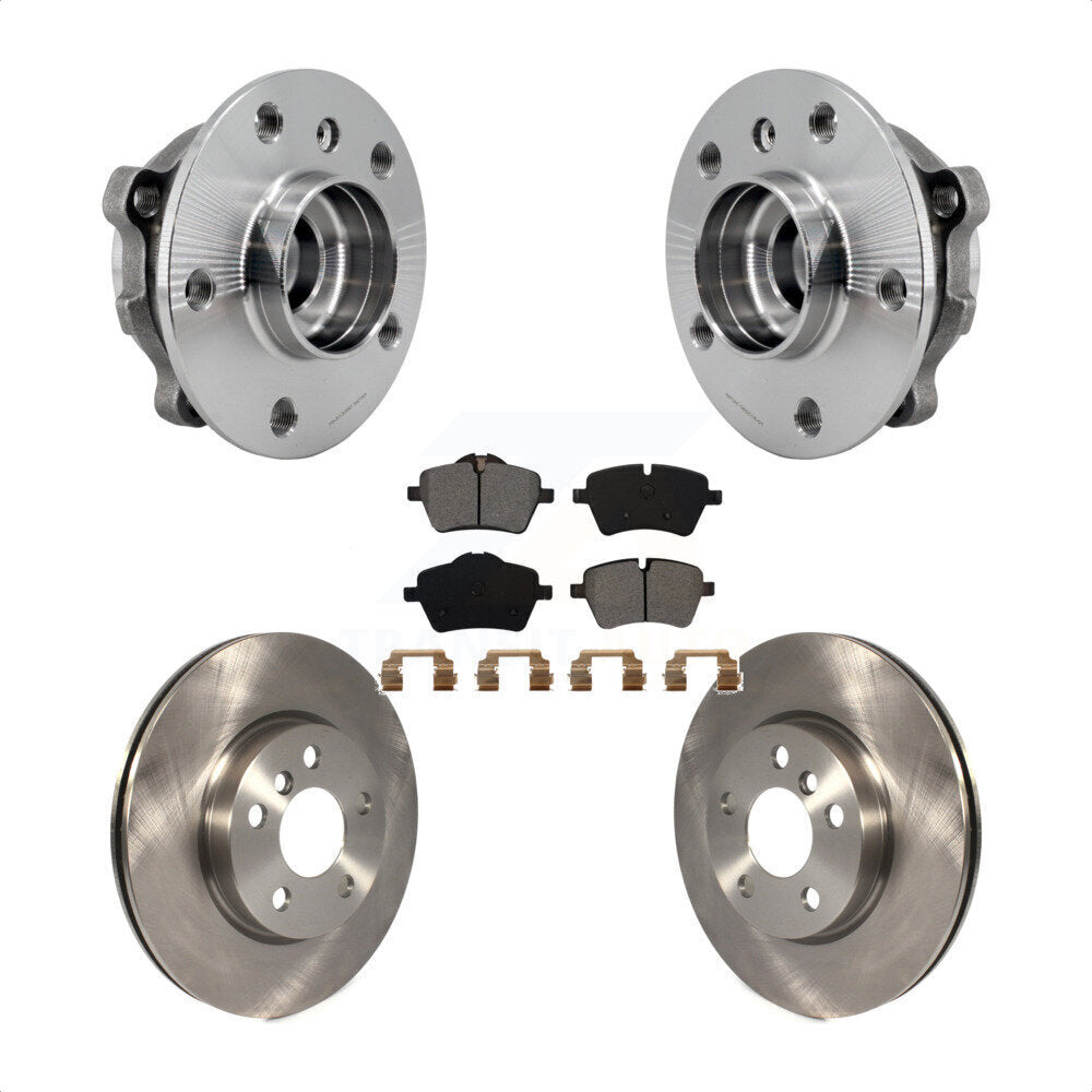 Kit de rotors et plaquettes de frein à disque, ensemble de roulements de moyeu avant pour Mini Cooper