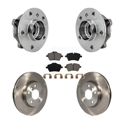Kit de rotors et plaquettes de frein à disque, ensemble de roulements de moyeu avant pour Mini Cooper