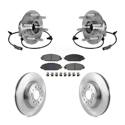Kit de Rotor et plaquettes de frein, roulement de moyeu avant, pour Ram 1500 sans roue d'usine de 22 pouces