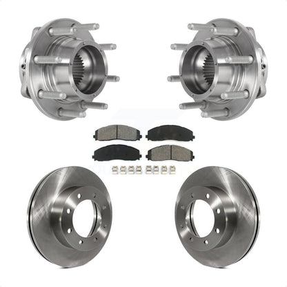 Kit de Rotor et de plaquettes de frein à disque, roulement de moyeu avant, pour Ford F-350 Super Duty F-250 4W