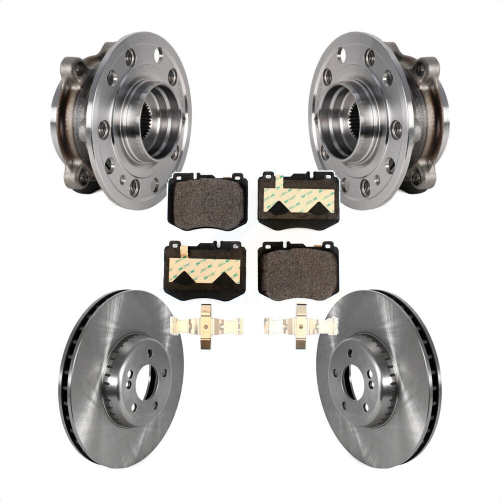 Kit de plaquettes de Rotor de frein à disque, ensemble de roulements de moyeu avant, pour Mercedes-Benz C300 C40