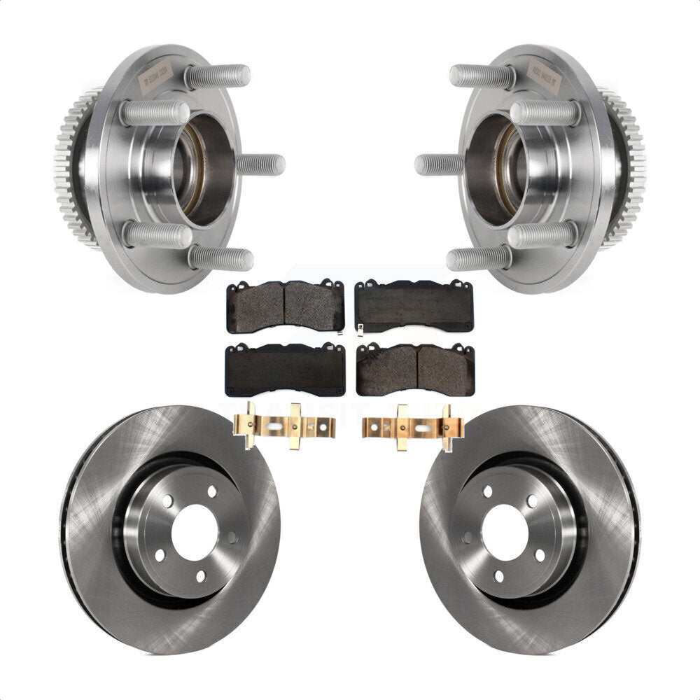 Kit de plaquettes de rotor de frein, roulement de moyeu avant, pour Ford Mustang V6 15 avec frein Brembo