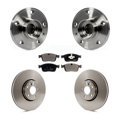 Kit de rotors de frein à disque et de plaquettes en céramique, ensemble de roulements de moyeu avant pour Volvo XC6