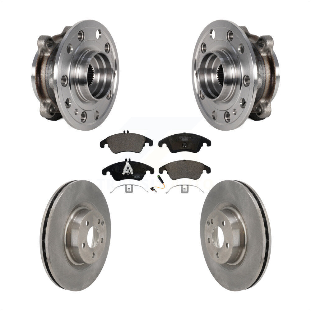 Ensemble de roulement de moyeu avant, Rotor de frein et Kit de plaquettes pour Mercedes-Benz E400 AW 2017