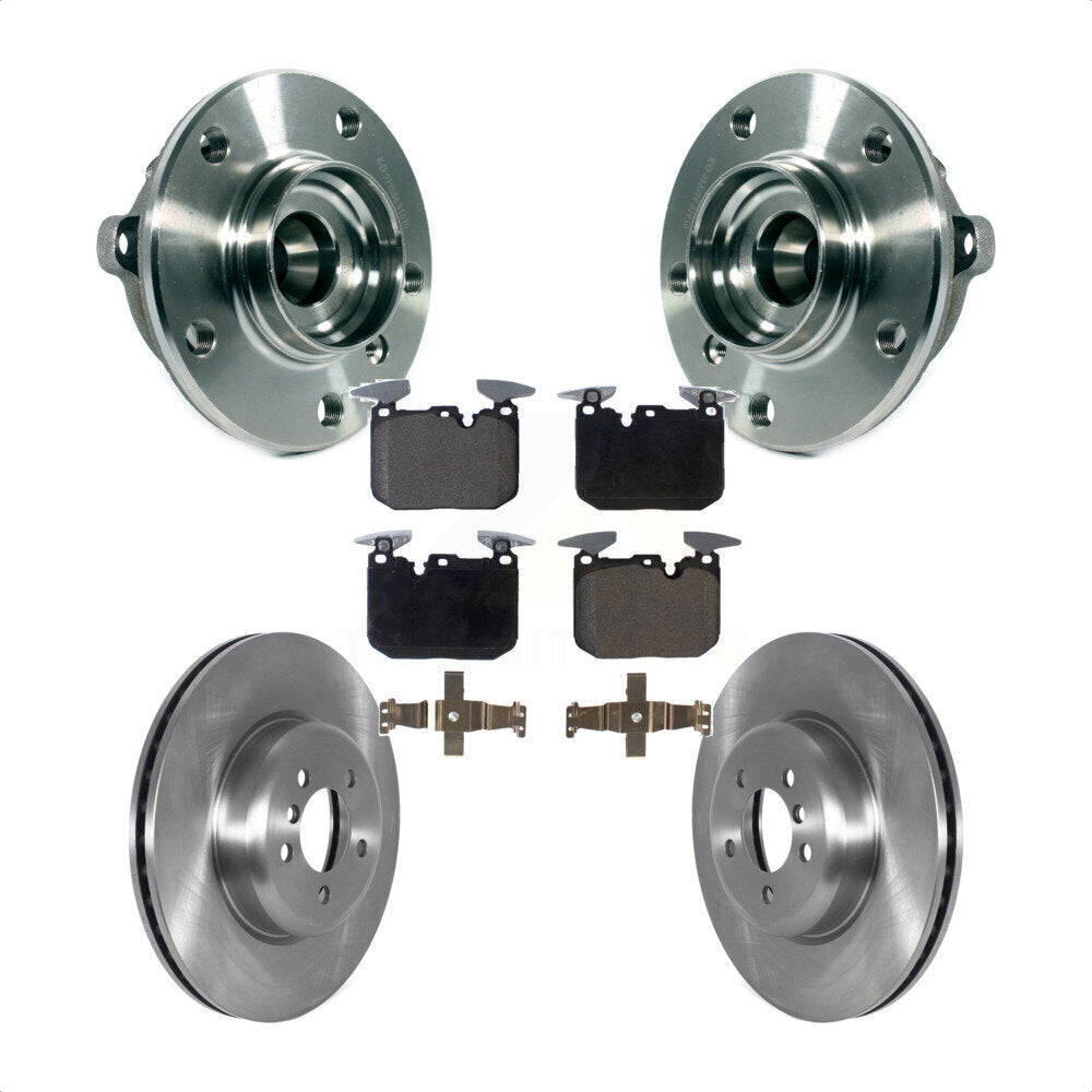 Kit de Rotor et de plaquettes de frein, roulement de moyeu avant, pour BMW 335i xDrive 435i Gran Coupe 340