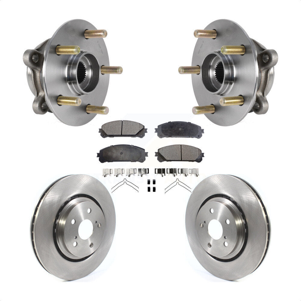 Kit de plaquettes de Rotor de frein à disque, roulement de moyeu avant, pour Lexus RX350 RX450h RX350L RX450h