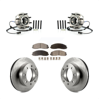 Kit de Rotor et plaquettes de frein à disque, roulement de moyeu avant, pour Ford F-250 Super Duty 4W 2013