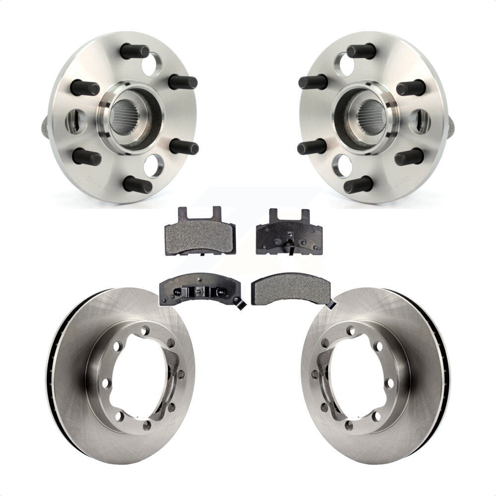 Kit de plaquettes de Rotor de frein, roulement de moyeu avant, pour moteur DIESEL de banlieue Chevrolet K1500