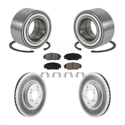 Kit de rotor et de plaquettes de frein revêtus de roulement de roue avant, pour Acura RSX type 2002 – 2006