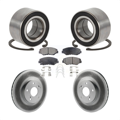 Kit de plaquettes de Rotor de frein enduit de roulement de roue avant, pour Honda Accord hybride avec 3.0