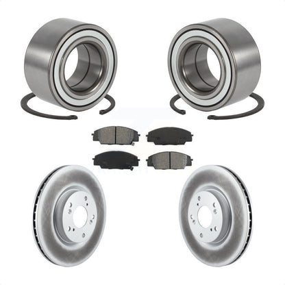 Kit de rotor et de plaquettes de frein revêtus de roulement de roue avant, pour Acura RSX type 2002 – 2006