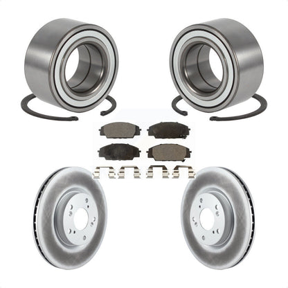 Kit de rotor et de plaquettes de frein revêtus de roulement de roue avant, pour Acura RSX type 2002 – 2006