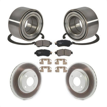 Kit de rotors et plaquettes de frein à disque enduits de roulement de roue avant pour Nissan kick Vers